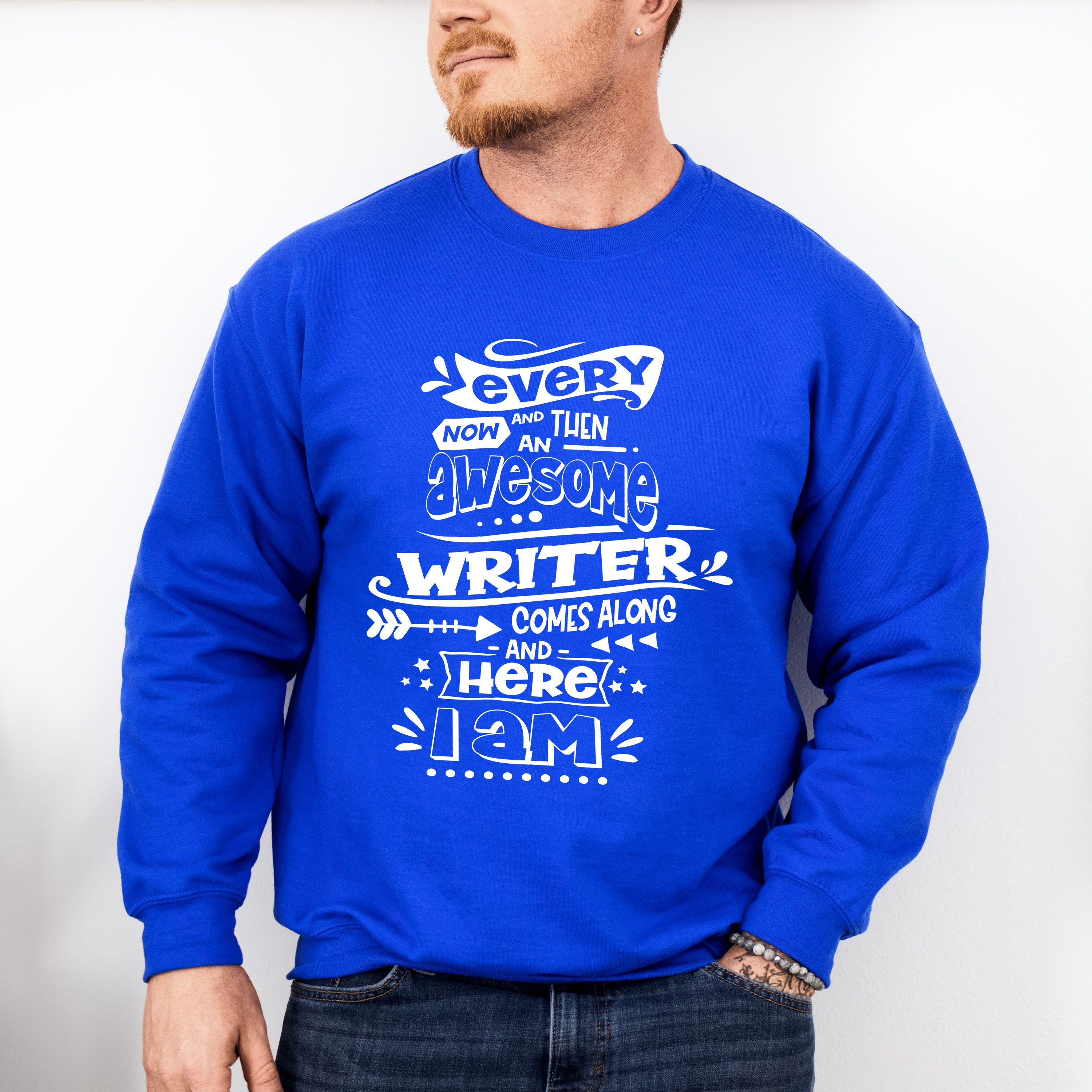 Every Now And Then - Writing Unisex Crewneck T-Shirt Sweatshirt Hoodie