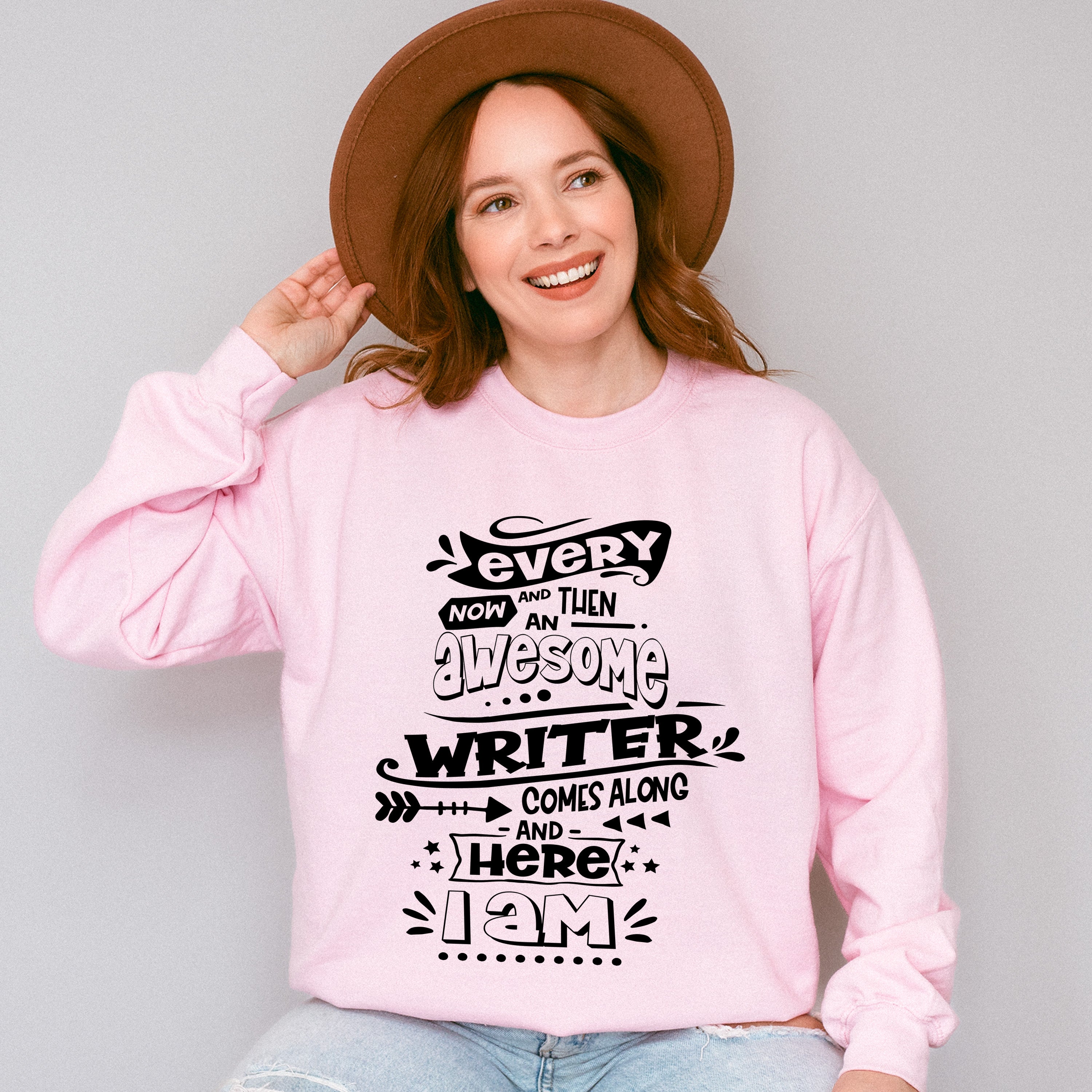 Every Now And Then - Writing Unisex Crewneck T-Shirt Sweatshirt Hoodie