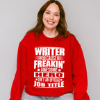 Freaking Awesome Hero - Writing Unisex Crewneck T-Shirt Sweatshirt Hoodie