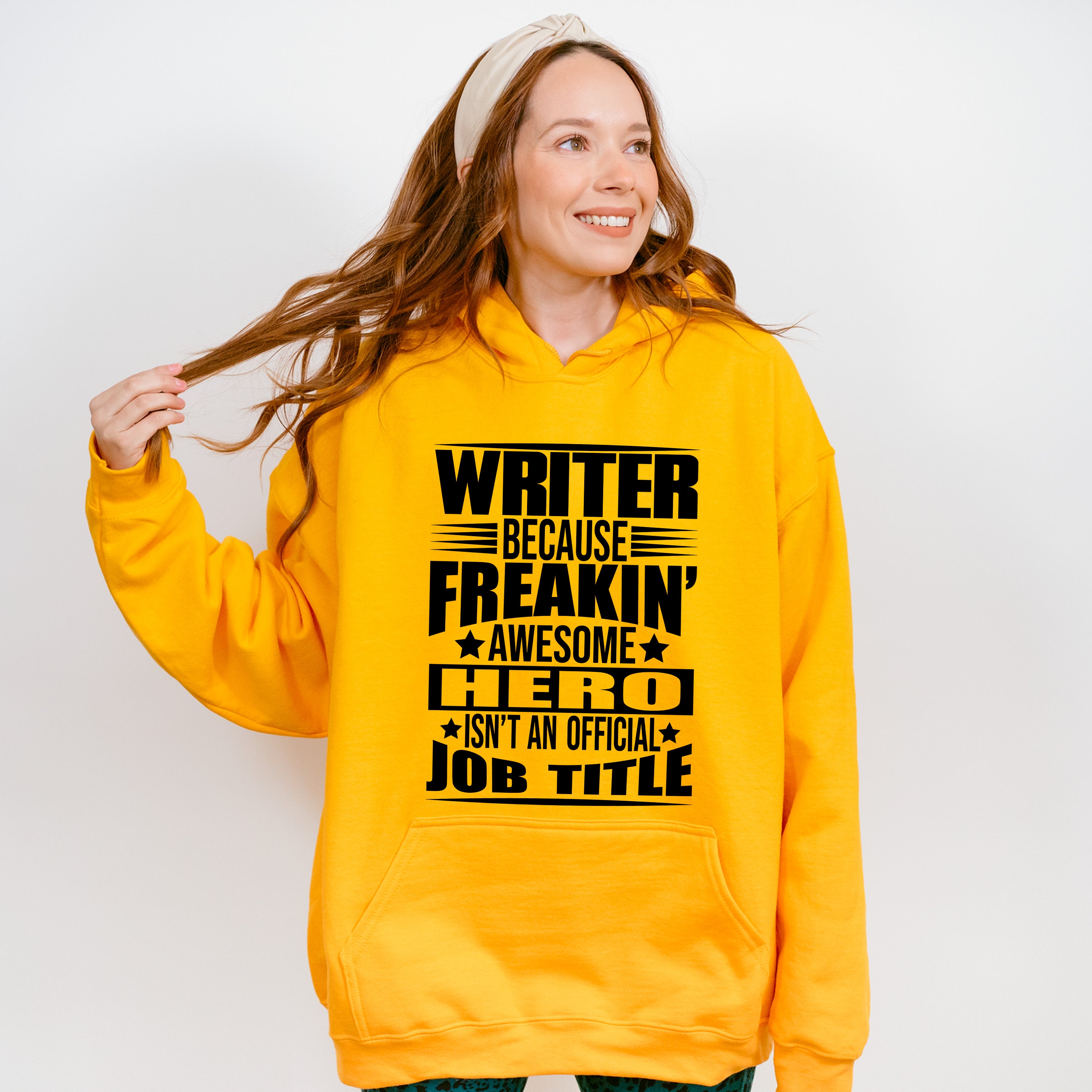 Freaking Awesome Hero - Writing Unisex Crewneck T-Shirt Sweatshirt Hoodie