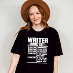 Writer Hourly Rate - Writing Unisex Crewneck T-Shirt Sweatshirt Hoodie