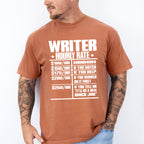 Writer Hourly Rate - Writing Unisex Crewneck T-Shirt Sweatshirt Hoodie