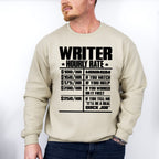 Writer Hourly Rate - Writing Unisex Crewneck T-Shirt Sweatshirt Hoodie
