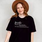 Writer Definition Design - Writing Unisex Crewneck T-Shirt Sweatshirt Hoodie