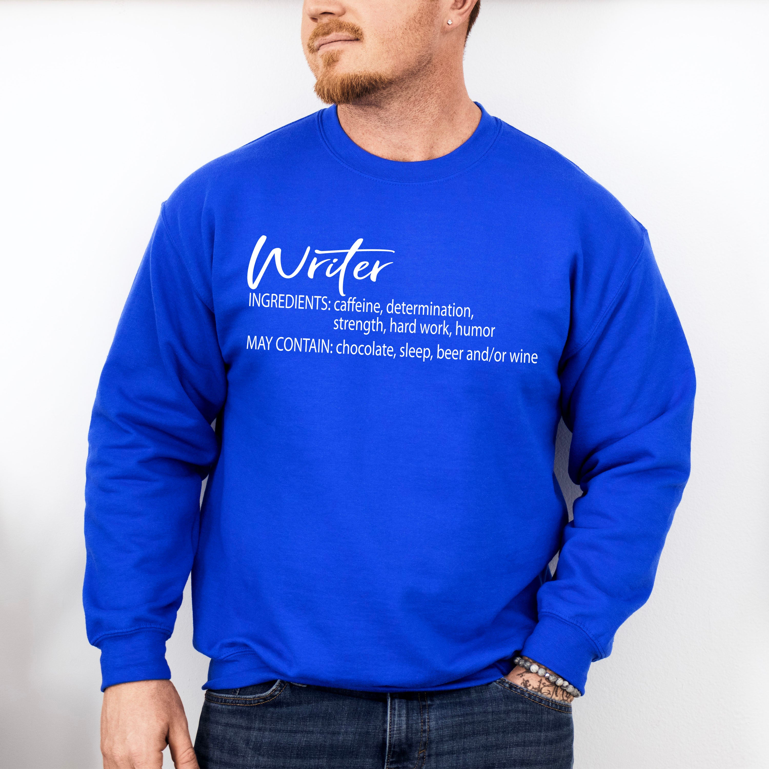 Writer Definition Design - Writing Unisex Crewneck T-Shirt Sweatshirt Hoodie