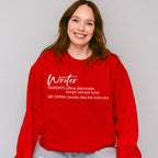 Writer Definition Design - Writing Unisex Crewneck T-Shirt Sweatshirt Hoodie