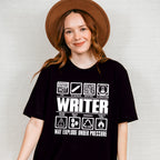 May Explode Under Pressure - Writing Unisex Crewneck T-Shirt Sweatshirt Hoodie