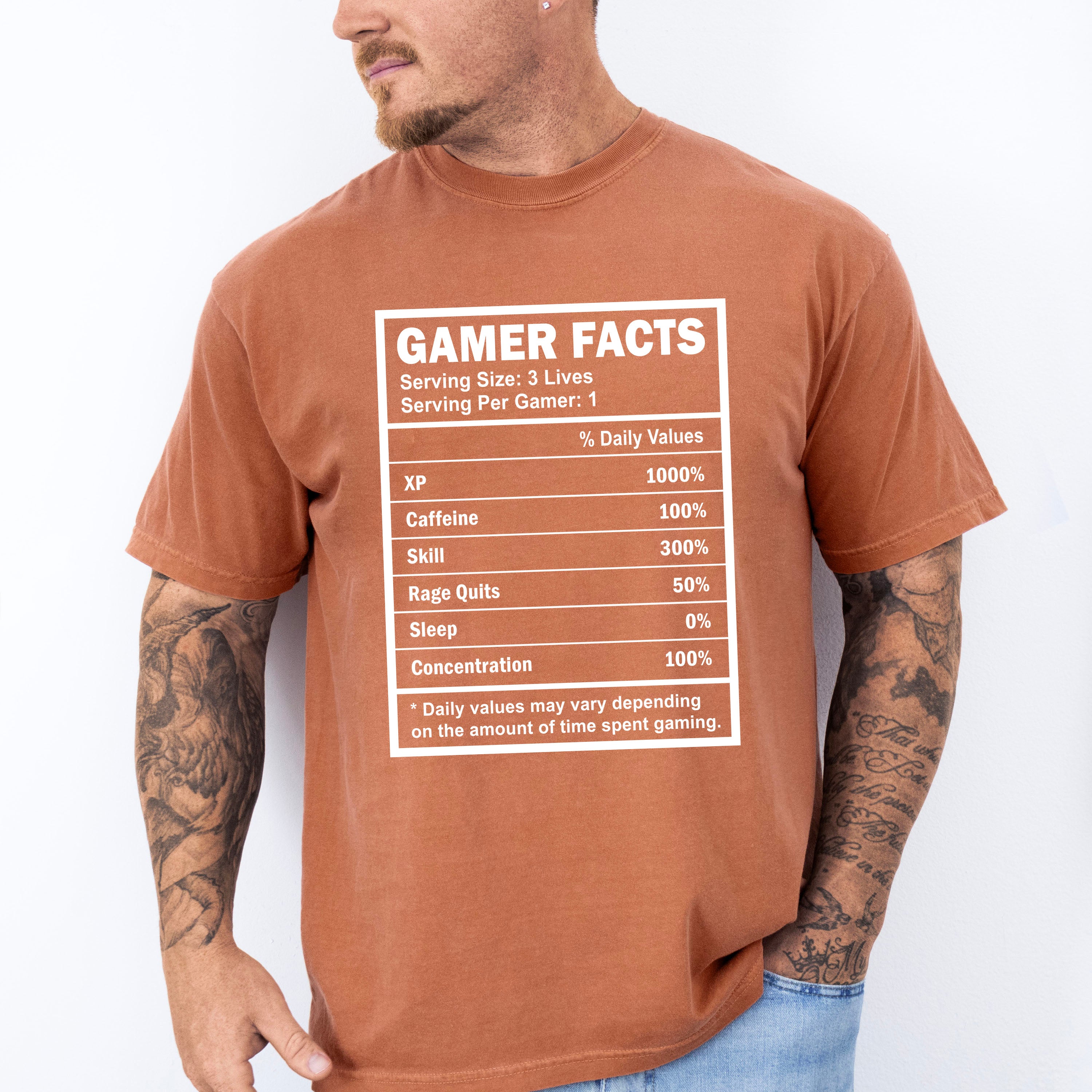 Gamer Facts - Video Games Unisex Crewneck T-Shirt Sweatshirt Hoodie