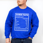 Gamer Facts - Video Games Unisex Crewneck T-Shirt Sweatshirt Hoodie