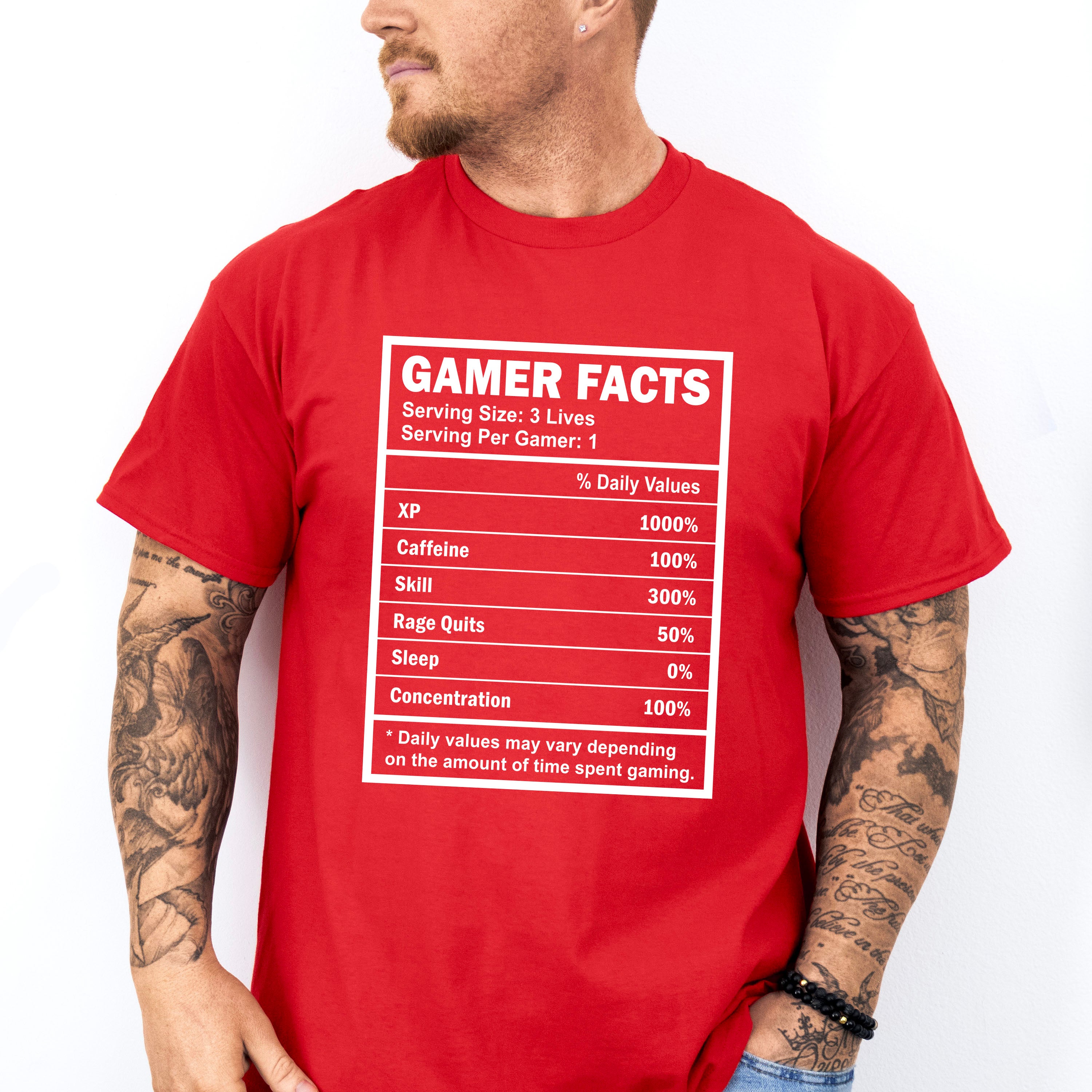 Gamer Facts - Video Games Unisex Crewneck T-Shirt Sweatshirt Hoodie