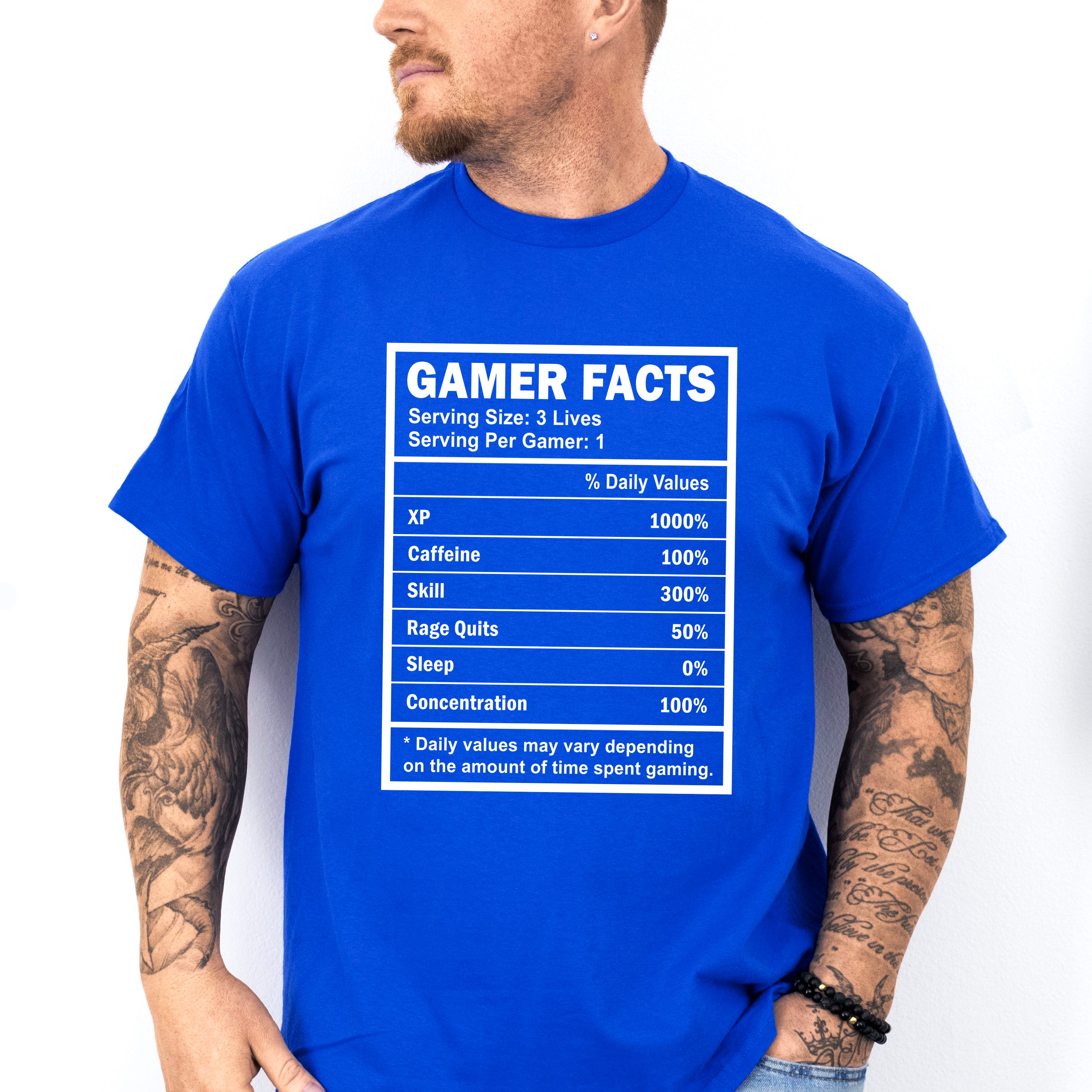 Gamer Facts - Video Games Unisex Crewneck T-Shirt Sweatshirt Hoodie