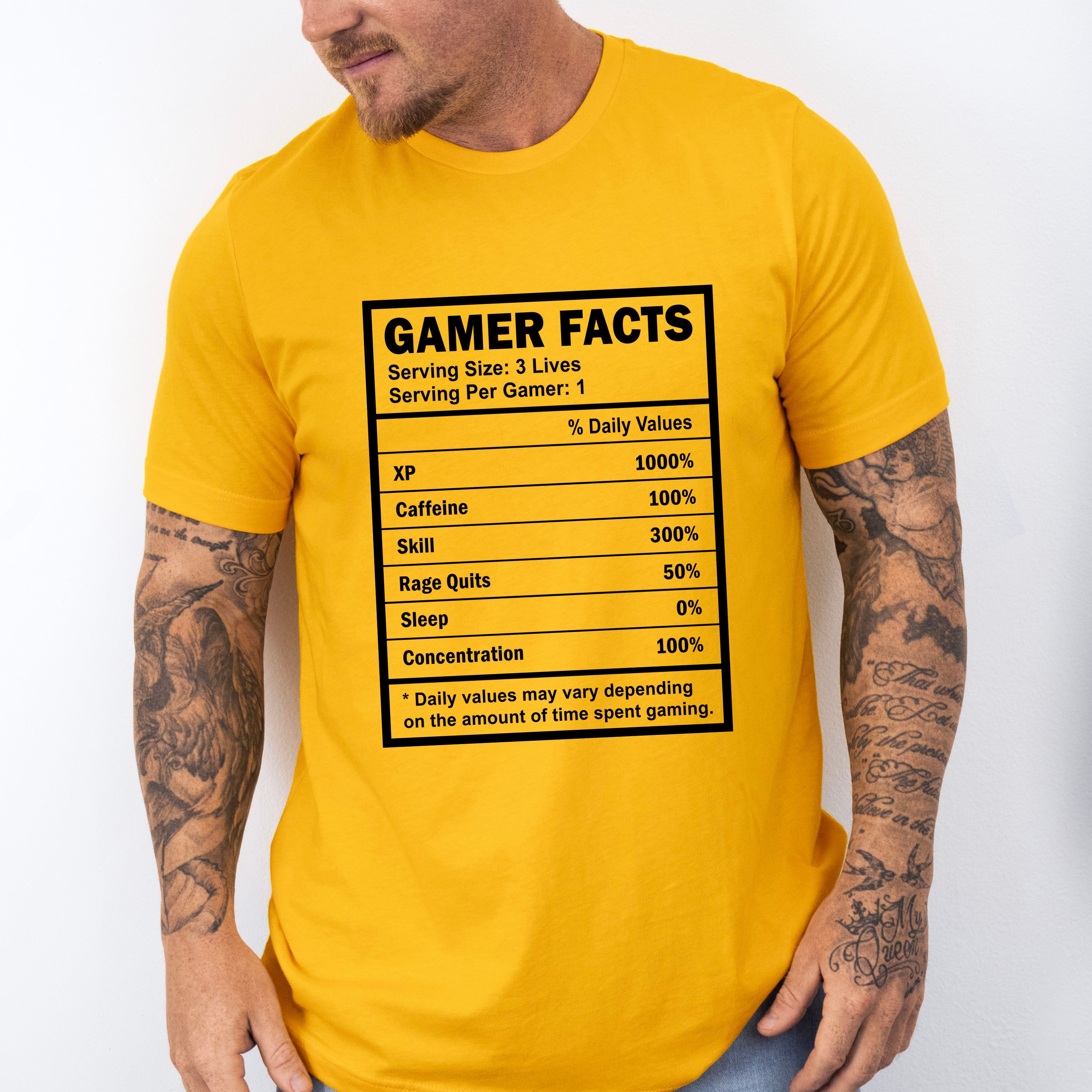 Gamer Facts - Video Games Unisex Crewneck T-Shirt Sweatshirt Hoodie