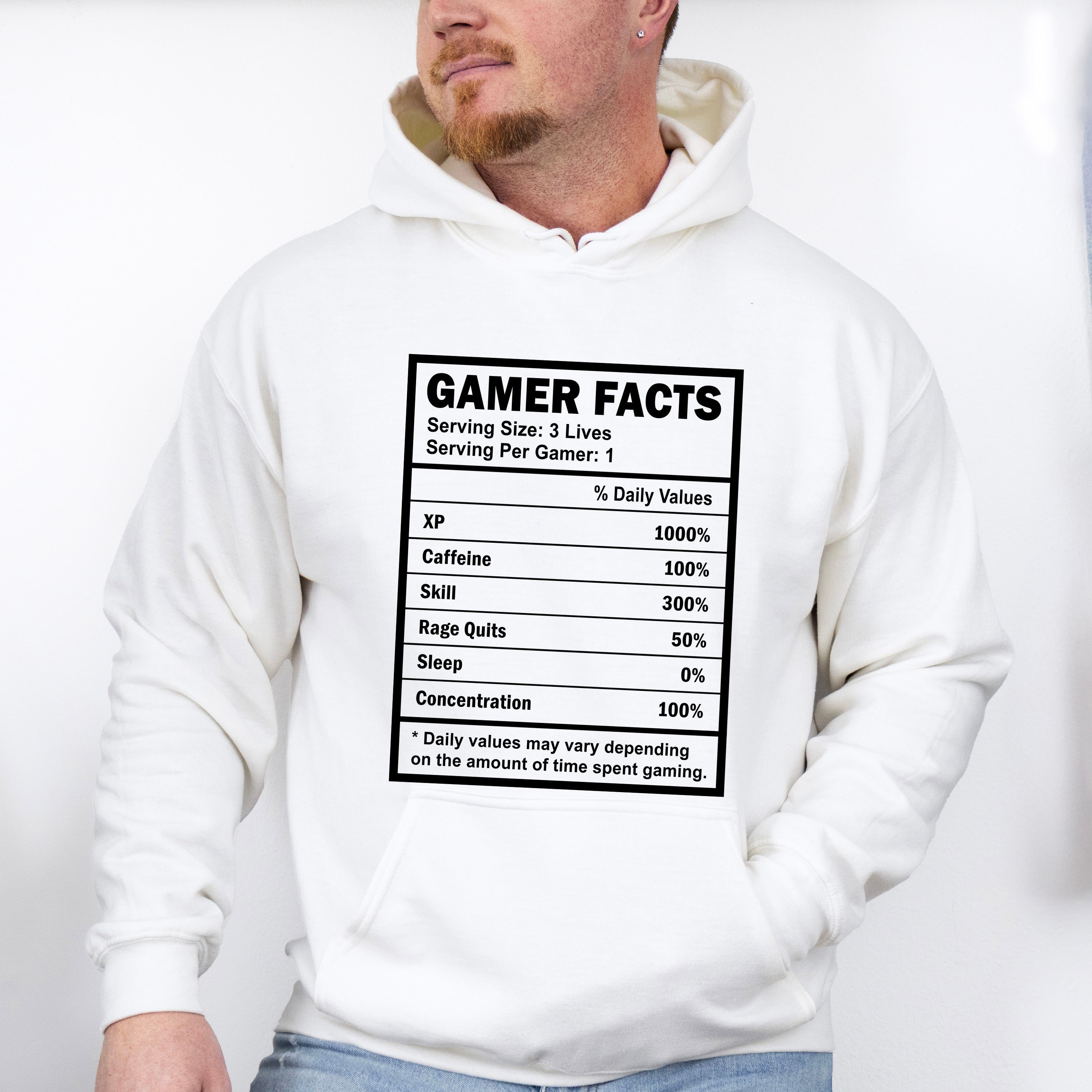 Gamer Facts - Video Games Unisex Crewneck T-Shirt Sweatshirt Hoodie