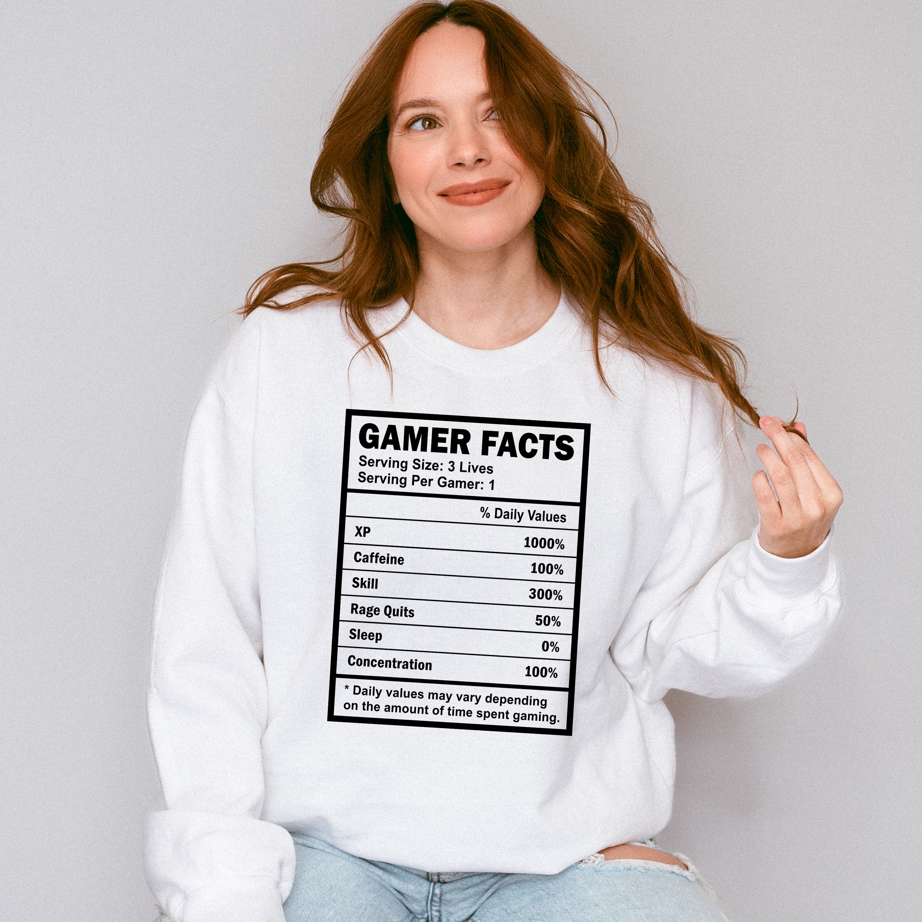 Gamer Facts - Video Games Unisex Crewneck T-Shirt Sweatshirt Hoodie