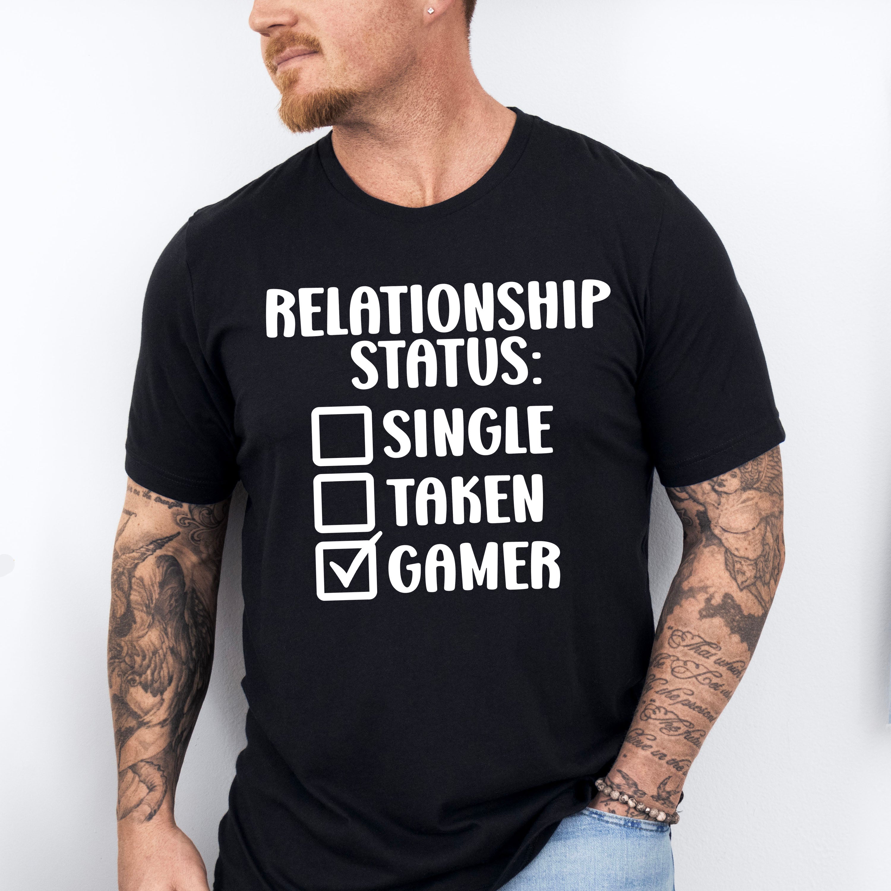 Relationship Status Gamer - Video Games Unisex Crewneck T-Shirt Sweatshirt Hoodie