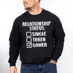 Relationship Status Gamer - Video Games Unisex Crewneck T-Shirt Sweatshirt Hoodie