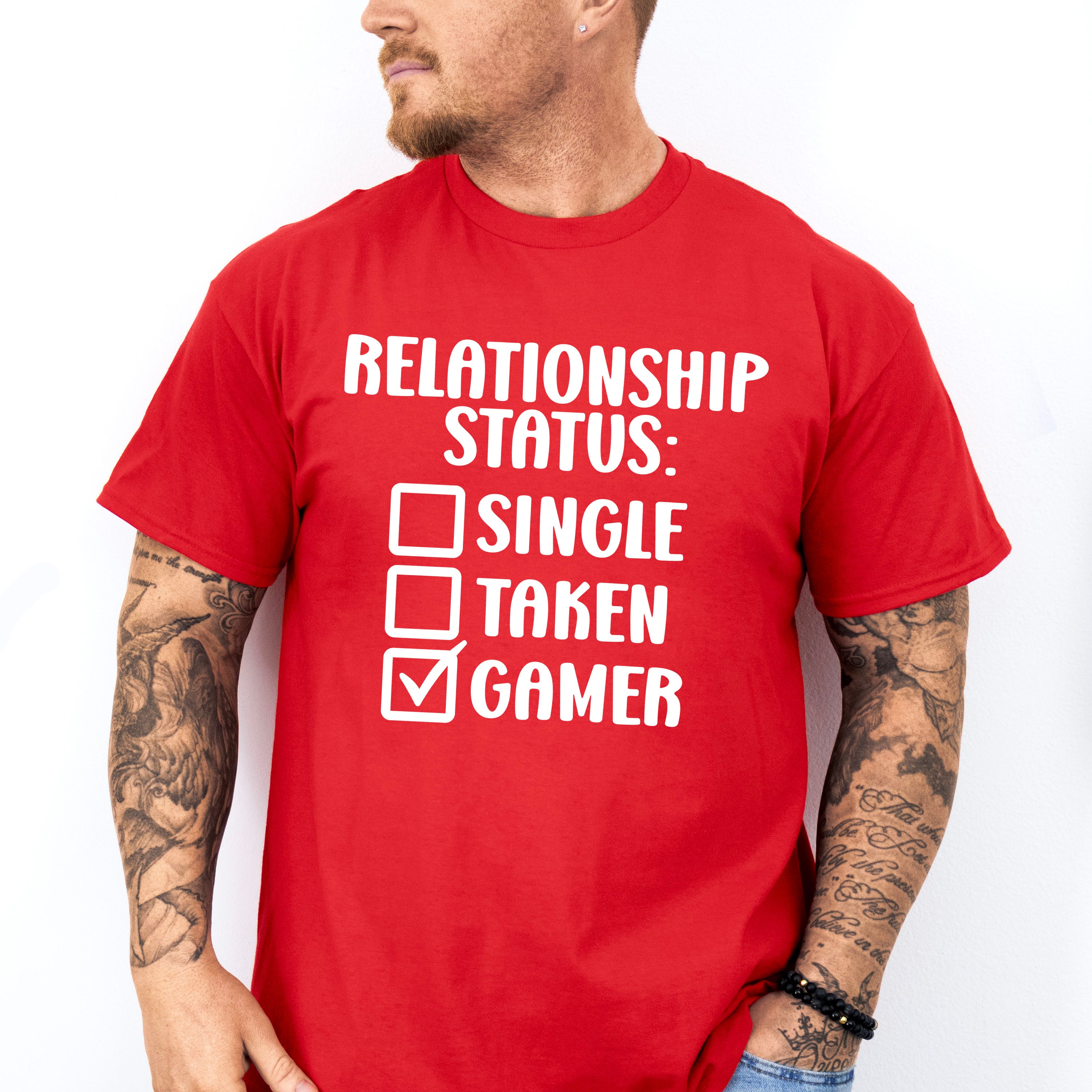 Relationship Status Gamer - Video Games Unisex Crewneck T-Shirt Sweatshirt Hoodie