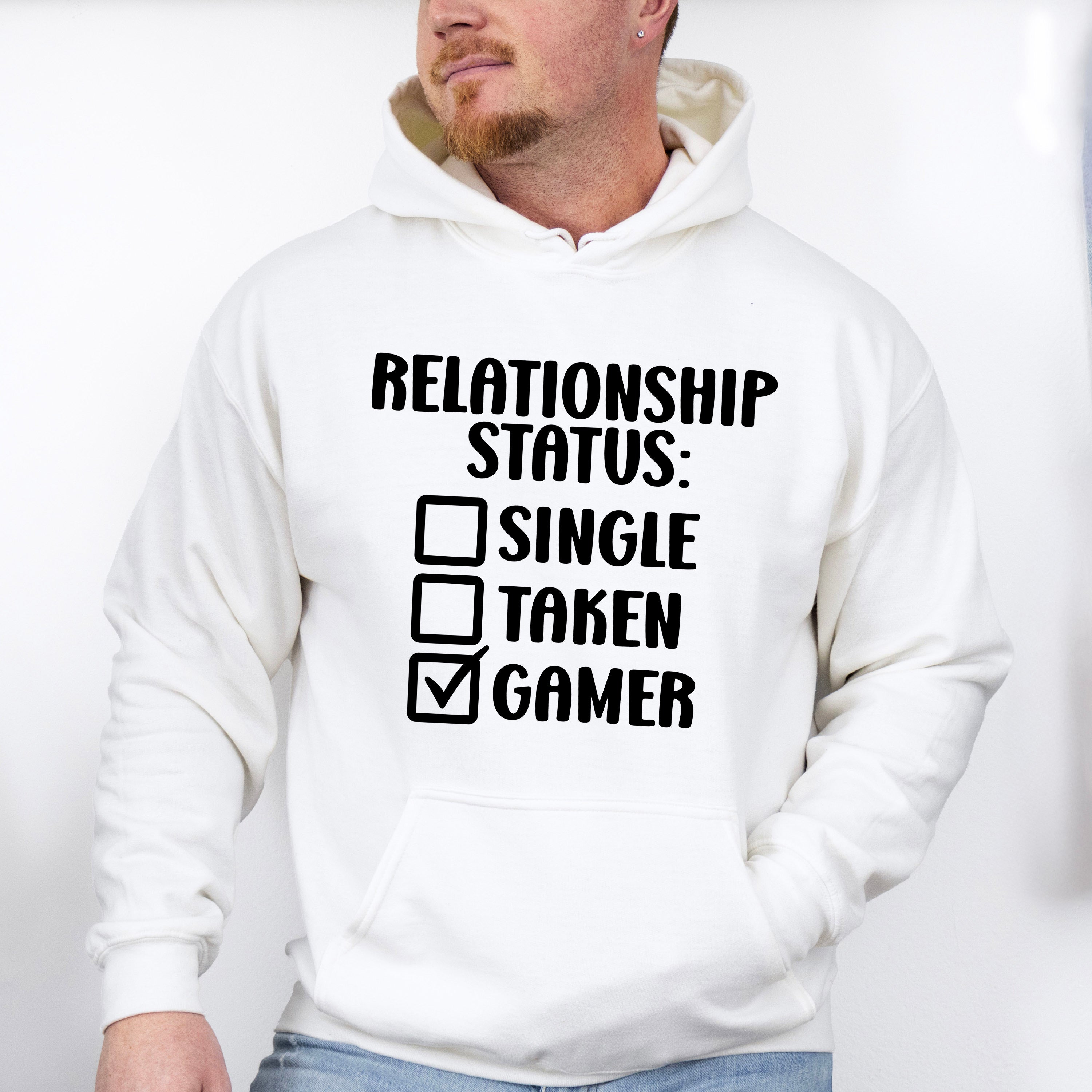 Relationship Status Gamer - Video Games Unisex Crewneck T-Shirt Sweatshirt Hoodie
