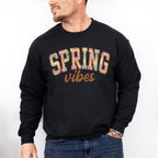 Spring Vibes Floral Design - Spring Unisex Crewneck T-Shirt Sweatshirt Hoodie