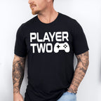 Player Two Controller Design - Video Games Unisex Crewneck T-Shirt Sweatshirt Hoodie