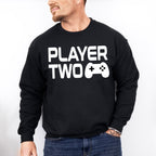 Player Two Controller Design - Video Games Unisex Crewneck T-Shirt Sweatshirt Hoodie