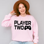 Player Two Controller Design - Video Games Unisex Crewneck T-Shirt Sweatshirt Hoodie