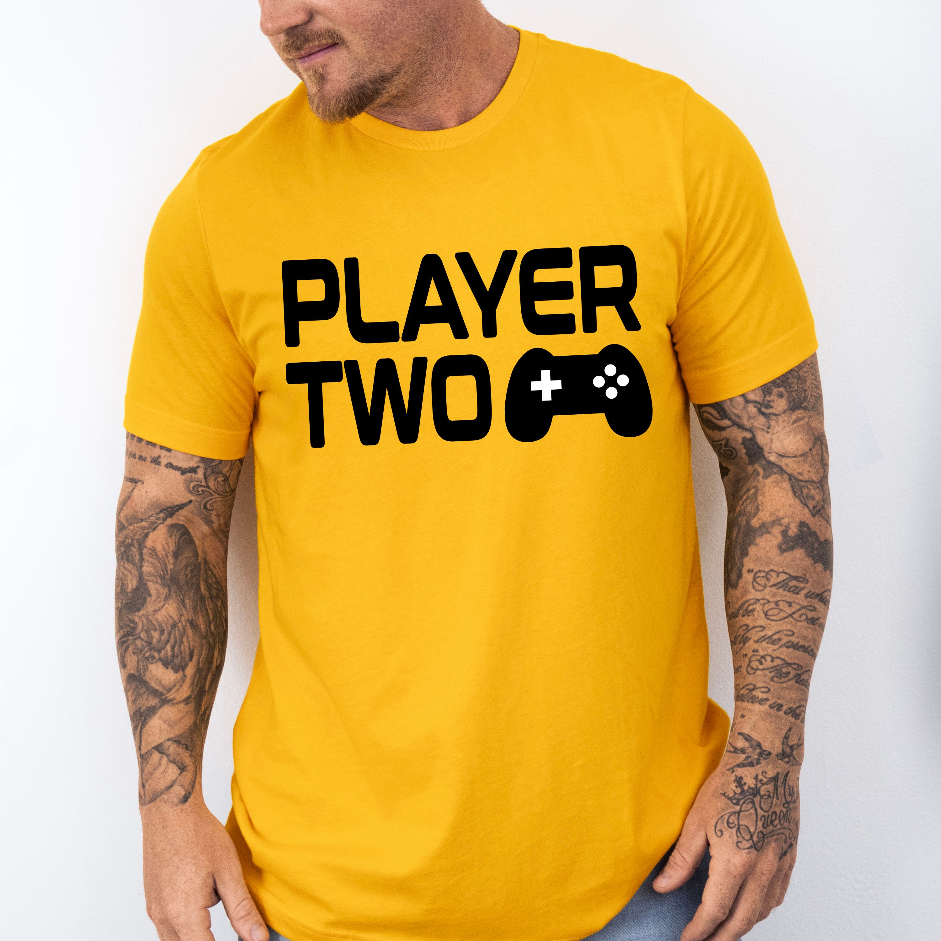 Player Two Controller Design - Video Games Unisex Crewneck T-Shirt Sweatshirt Hoodie