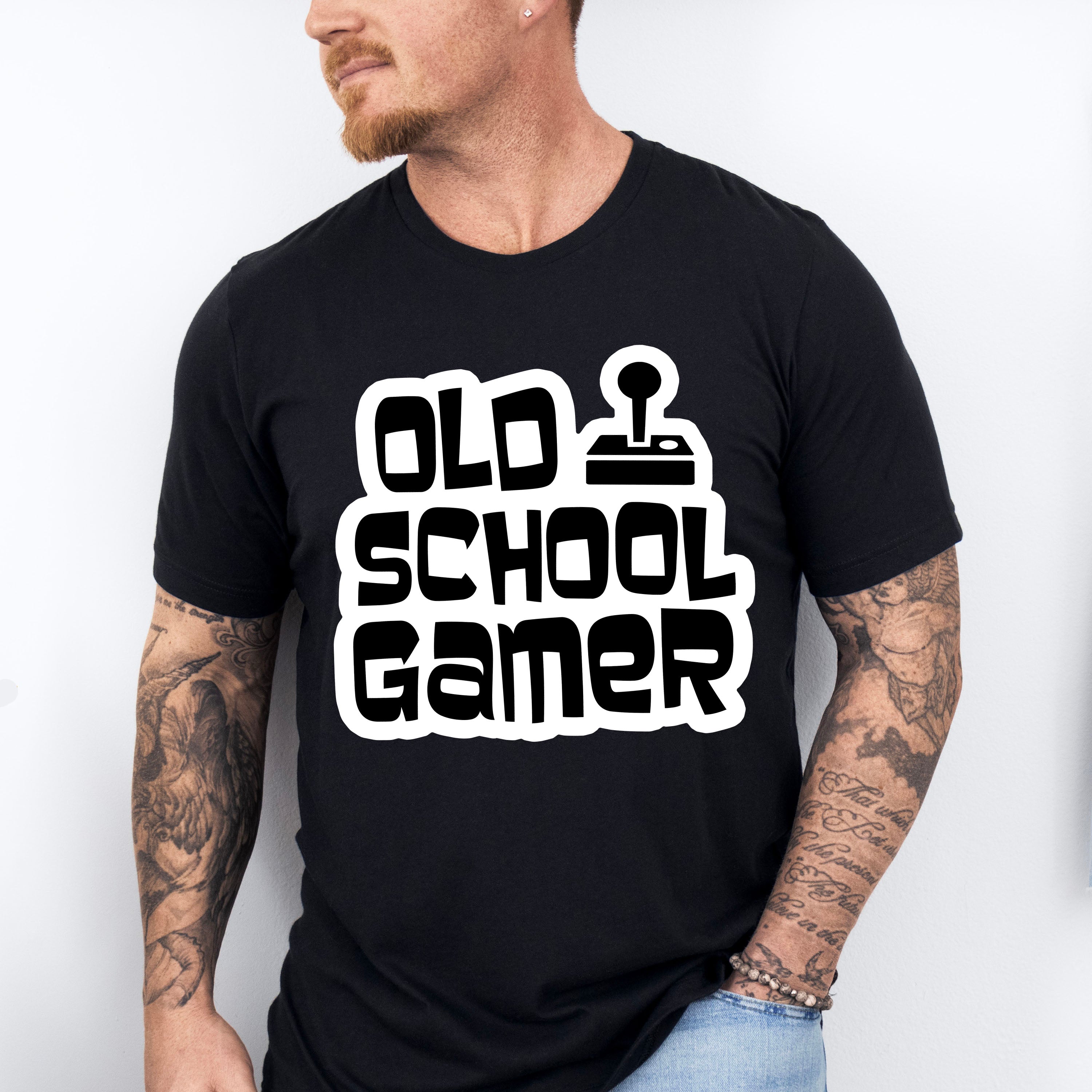 Old School Gamer - Video Games Unisex Crewneck T-Shirt Sweatshirt Hoodie