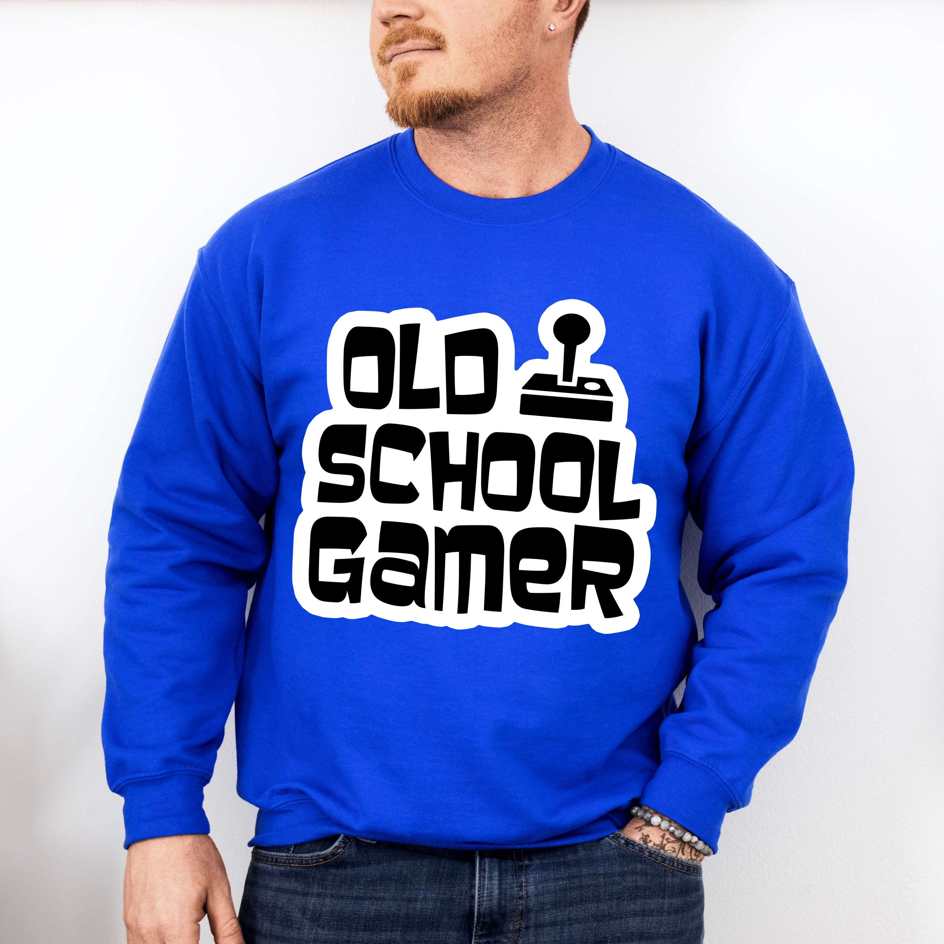 Old School Gamer - Video Games Unisex Crewneck T-Shirt Sweatshirt Hoodie