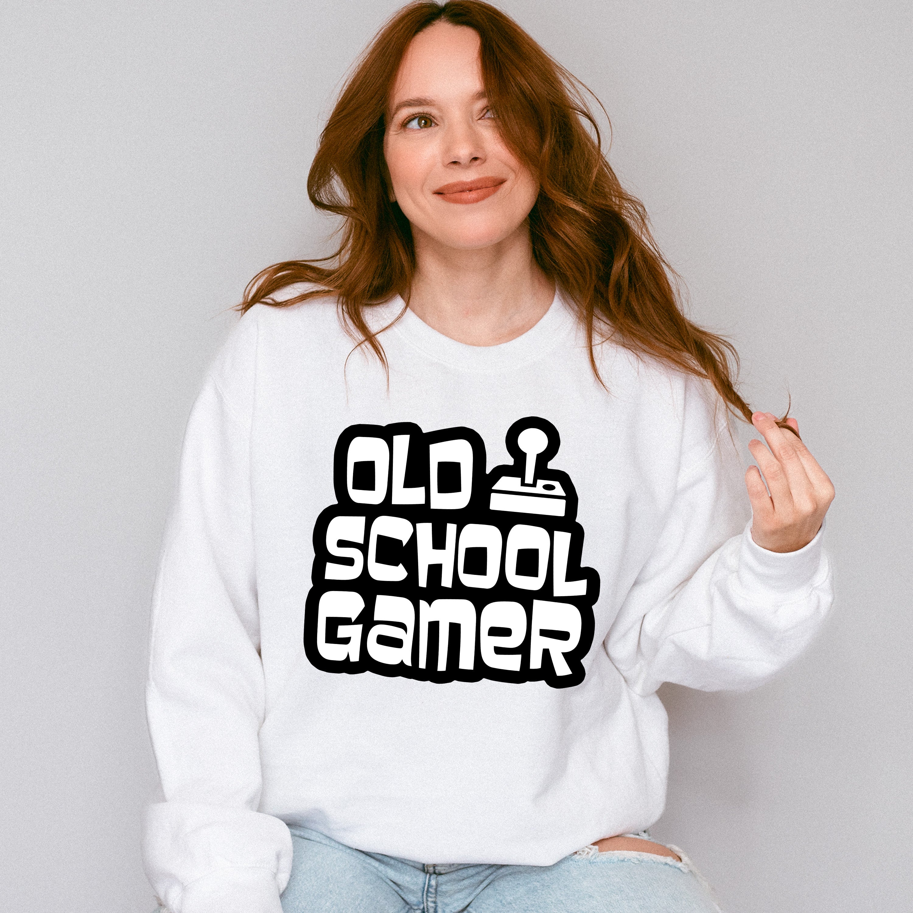 Old School Gamer - Video Games Unisex Crewneck T-Shirt Sweatshirt Hoodie