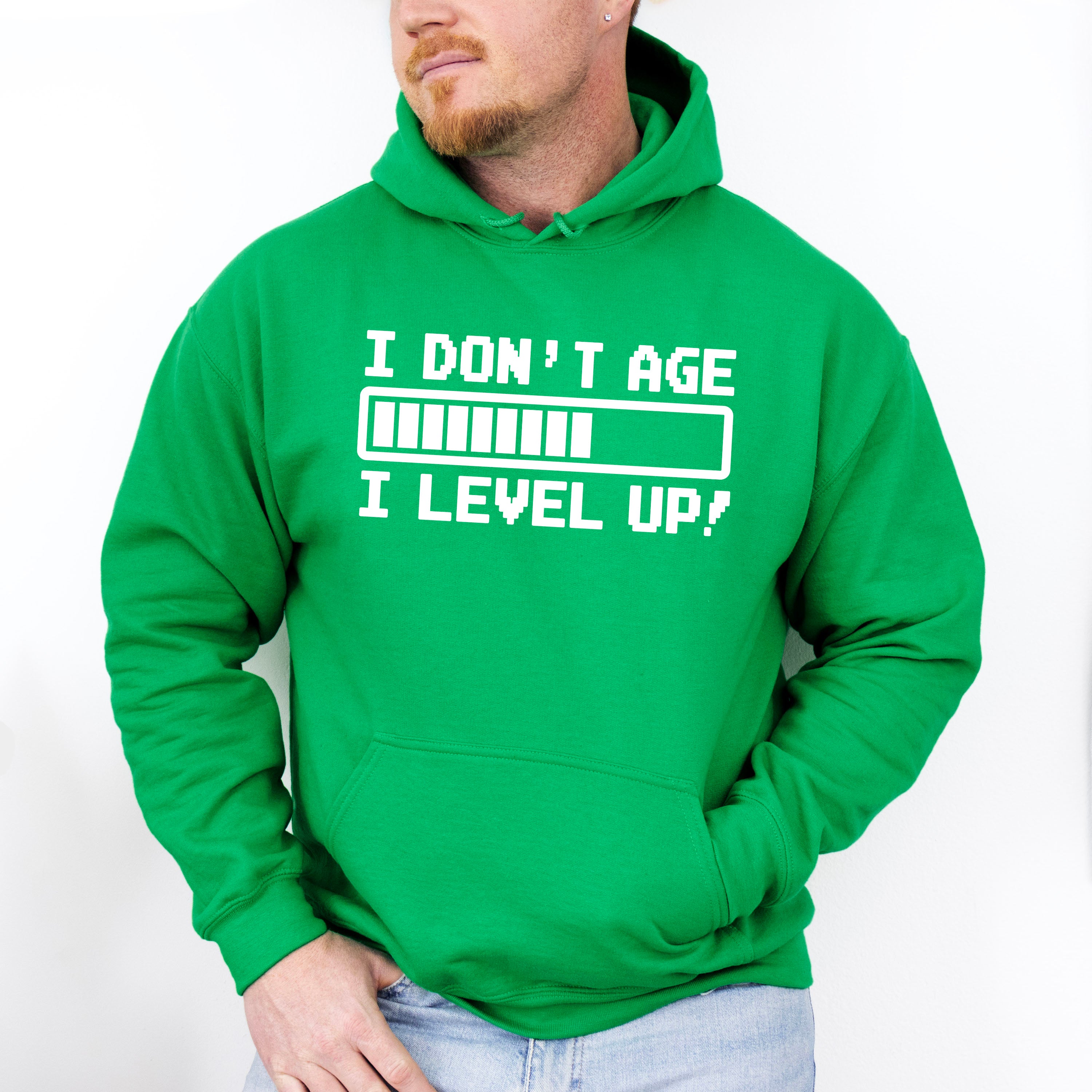 I Level Up - Video Games Unisex Crewneck T-Shirt Sweatshirt Hoodie