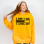 I Level Up - Video Games Unisex Crewneck T-Shirt Sweatshirt Hoodie