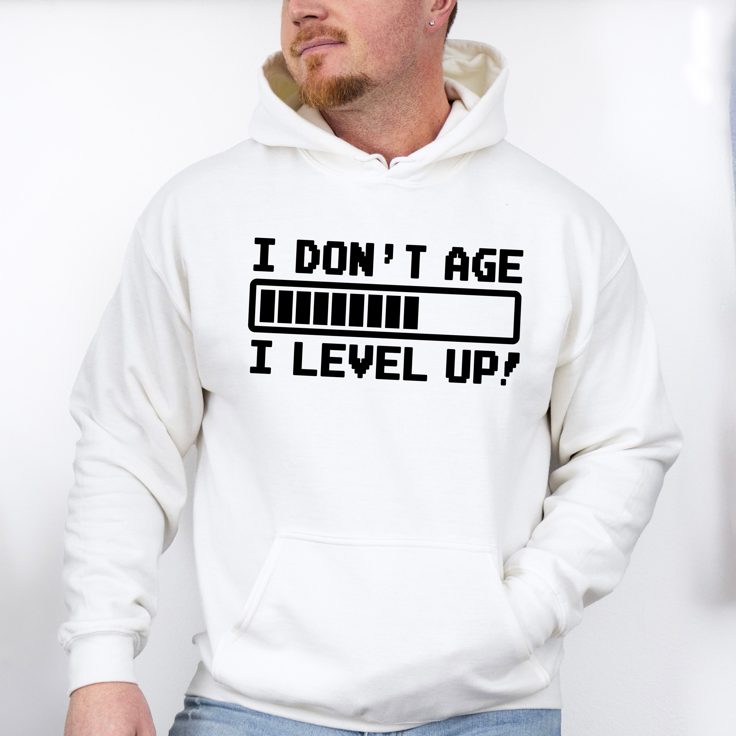 I Level Up - Video Games Unisex Crewneck T-Shirt Sweatshirt Hoodie