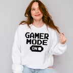 Gamer Mode On - Video Games Unisex Crewneck T-Shirt Sweatshirt Hoodie