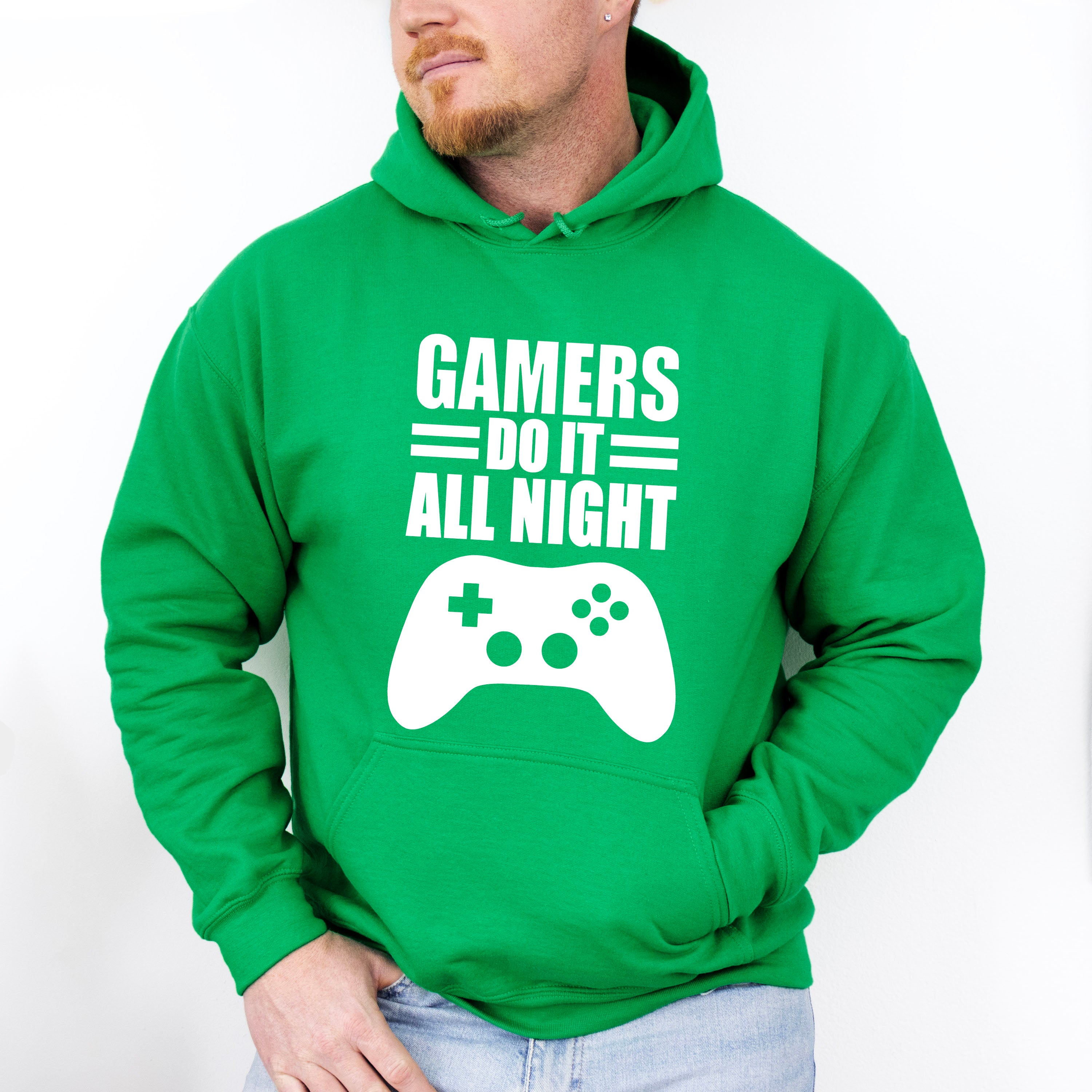 Gamers Do It All Night - Video Games Unisex Crewneck T-Shirt Sweatshirt Hoodie