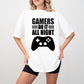 Gamers Do It All Night - Video Games Unisex Crewneck T-Shirt Sweatshirt Hoodie