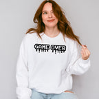 Game Over - Video Games Unisex Crewneck T-Shirt Sweatshirt Hoodie