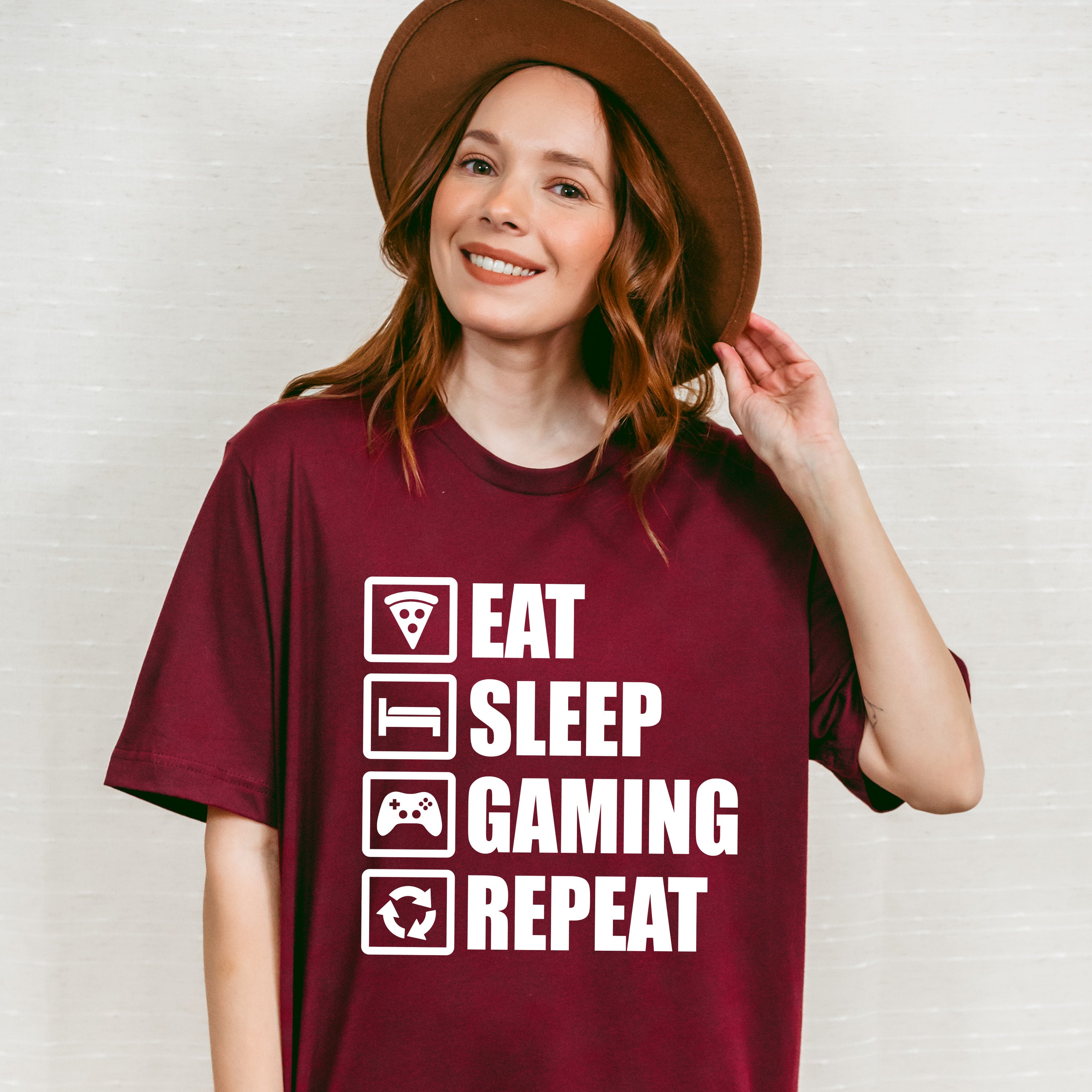 Eat Sleep Gaming Repeat - Video Games Unisex Crewneck T-Shirt Sweatshirt Hoodie
