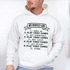My Perfect Day - Video Games Unisex Crewneck T-Shirt Sweatshirt Hoodie