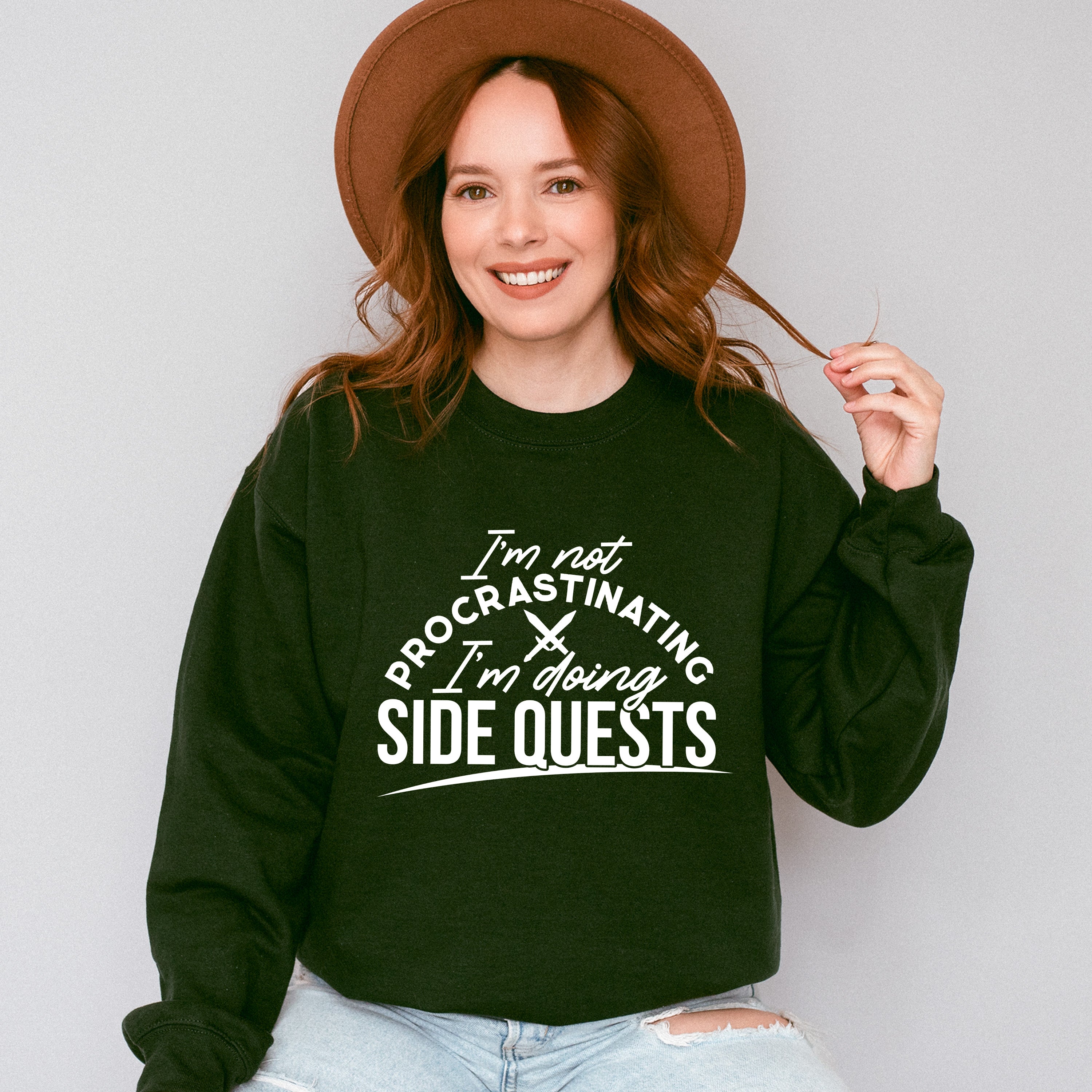 I'm Doing Side Quests - Video Games Unisex Crewneck T-Shirt Sweatshirt Hoodie