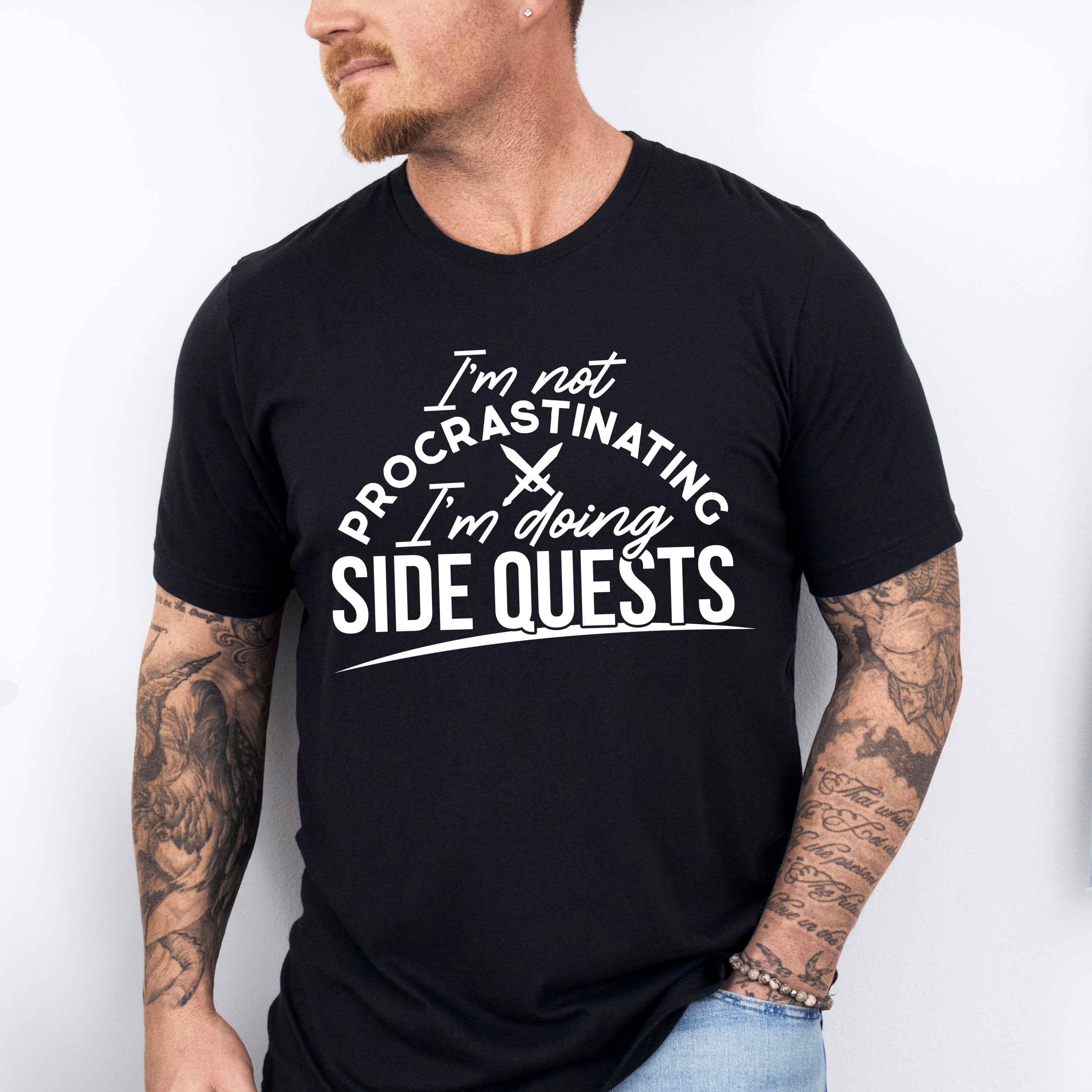 I'm Doing Side Quests - Video Games Unisex Crewneck T-Shirt Sweatshirt Hoodie