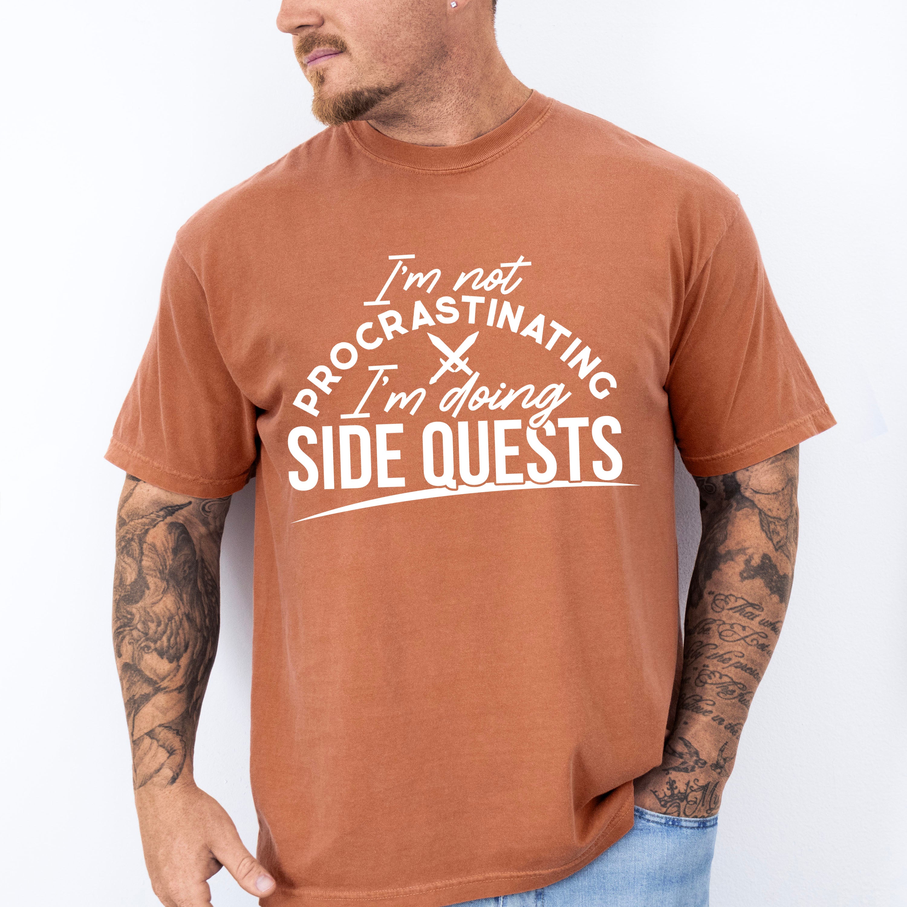 I'm Doing Side Quests - Video Games Unisex Crewneck T-Shirt Sweatshirt Hoodie