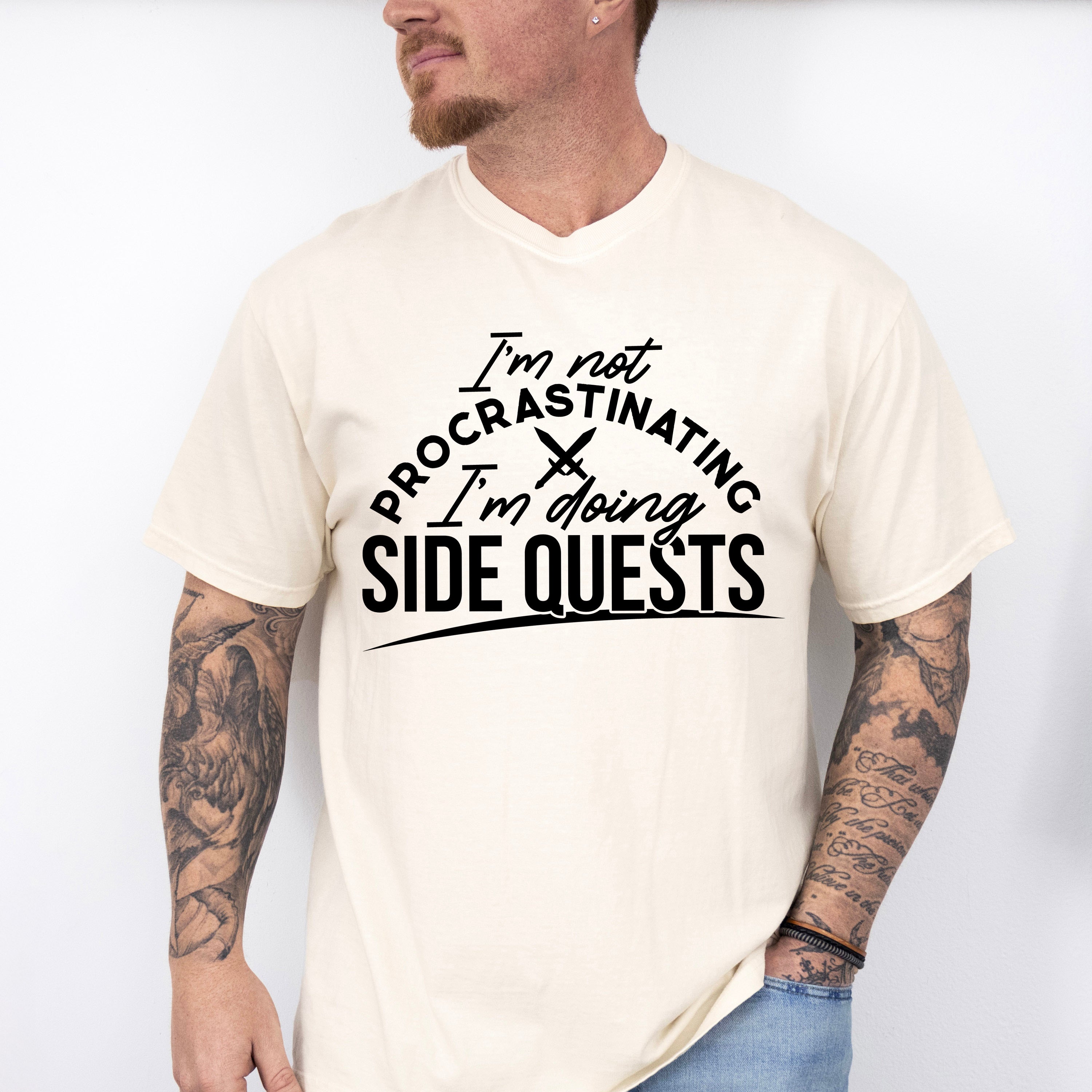 I'm Doing Side Quests - Video Games Unisex Crewneck T-Shirt Sweatshirt Hoodie