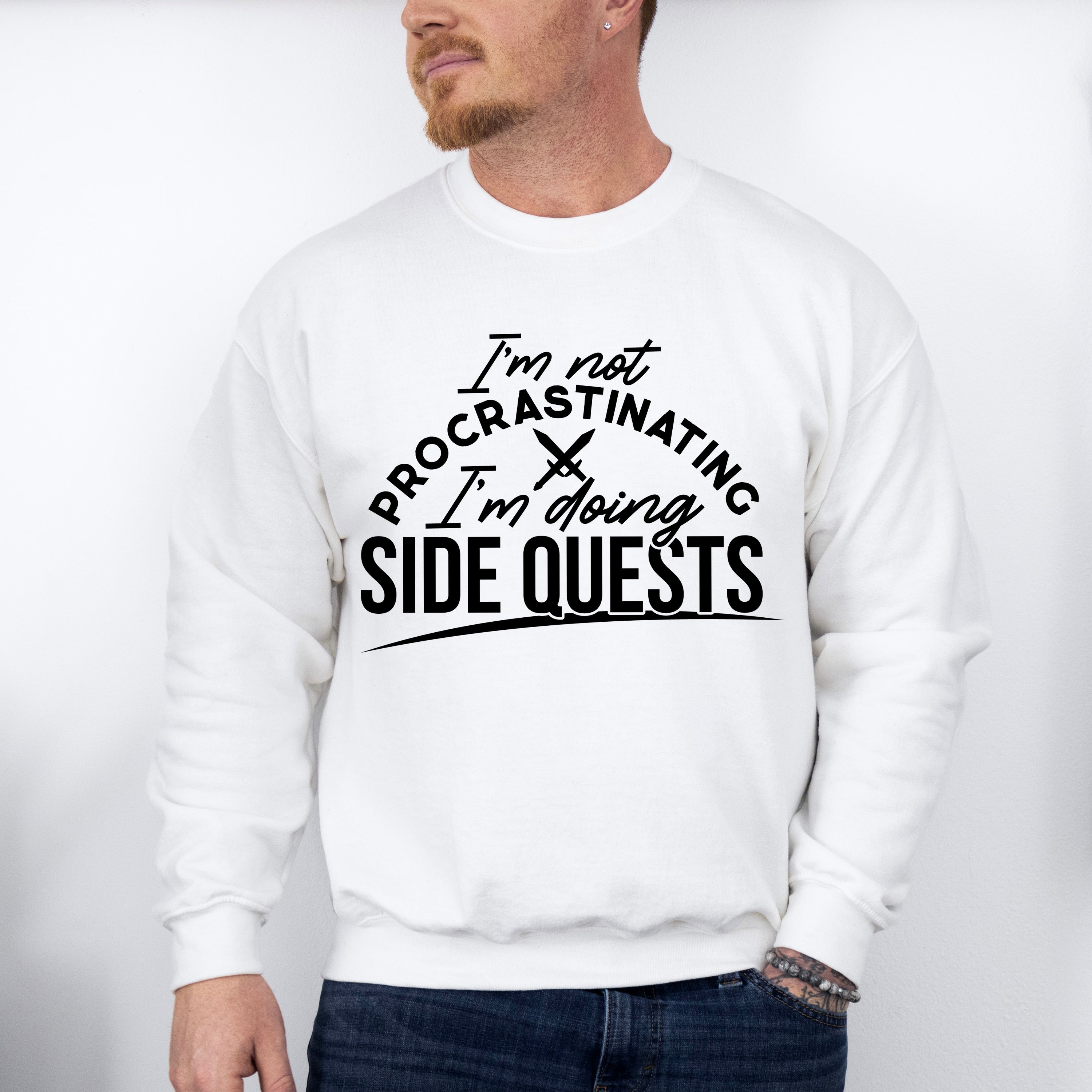 I'm Doing Side Quests - Video Games Unisex Crewneck T-Shirt Sweatshirt Hoodie
