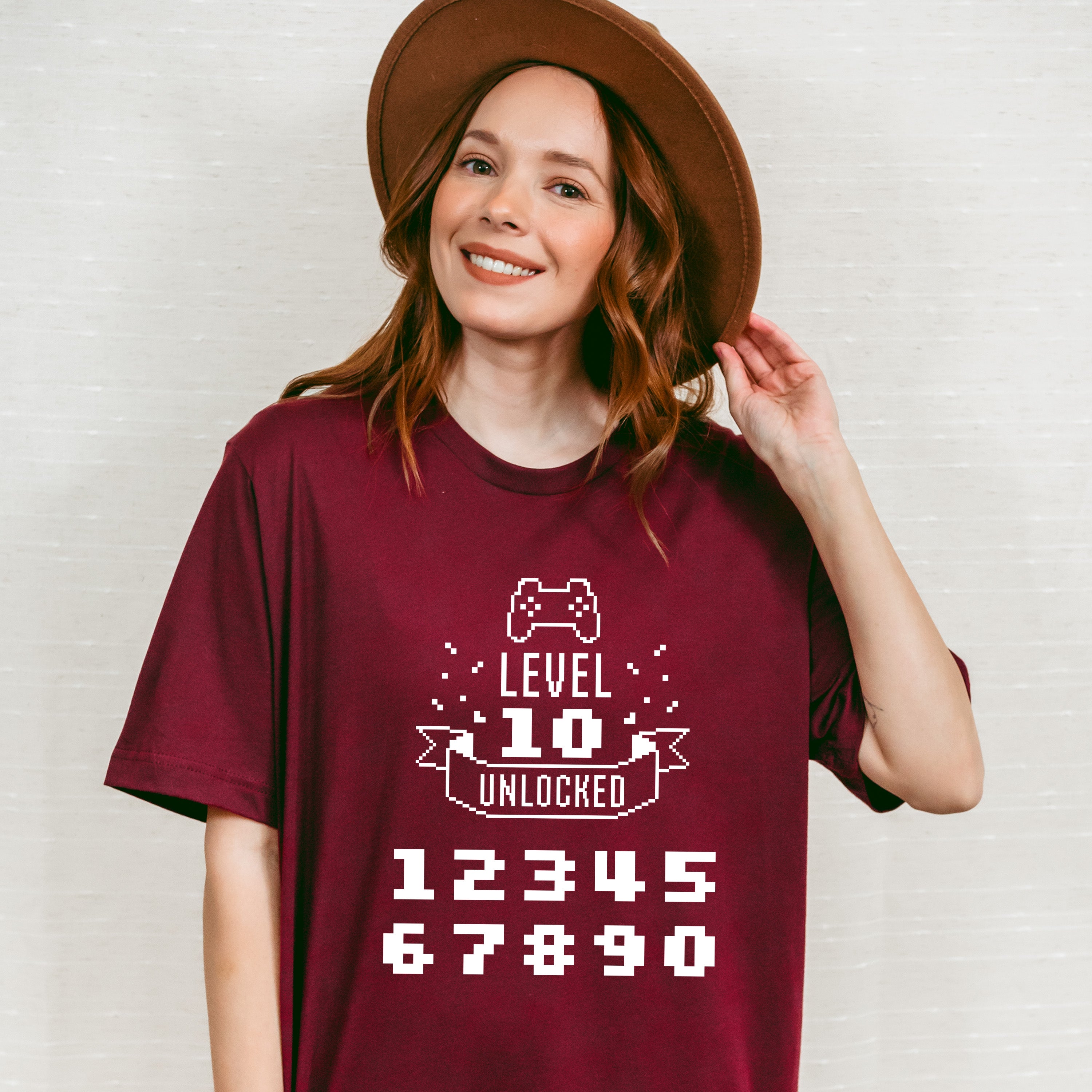 Level 10 Unlocked - Video Games Unisex Crewneck T-Shirt Sweatshirt Hoodie