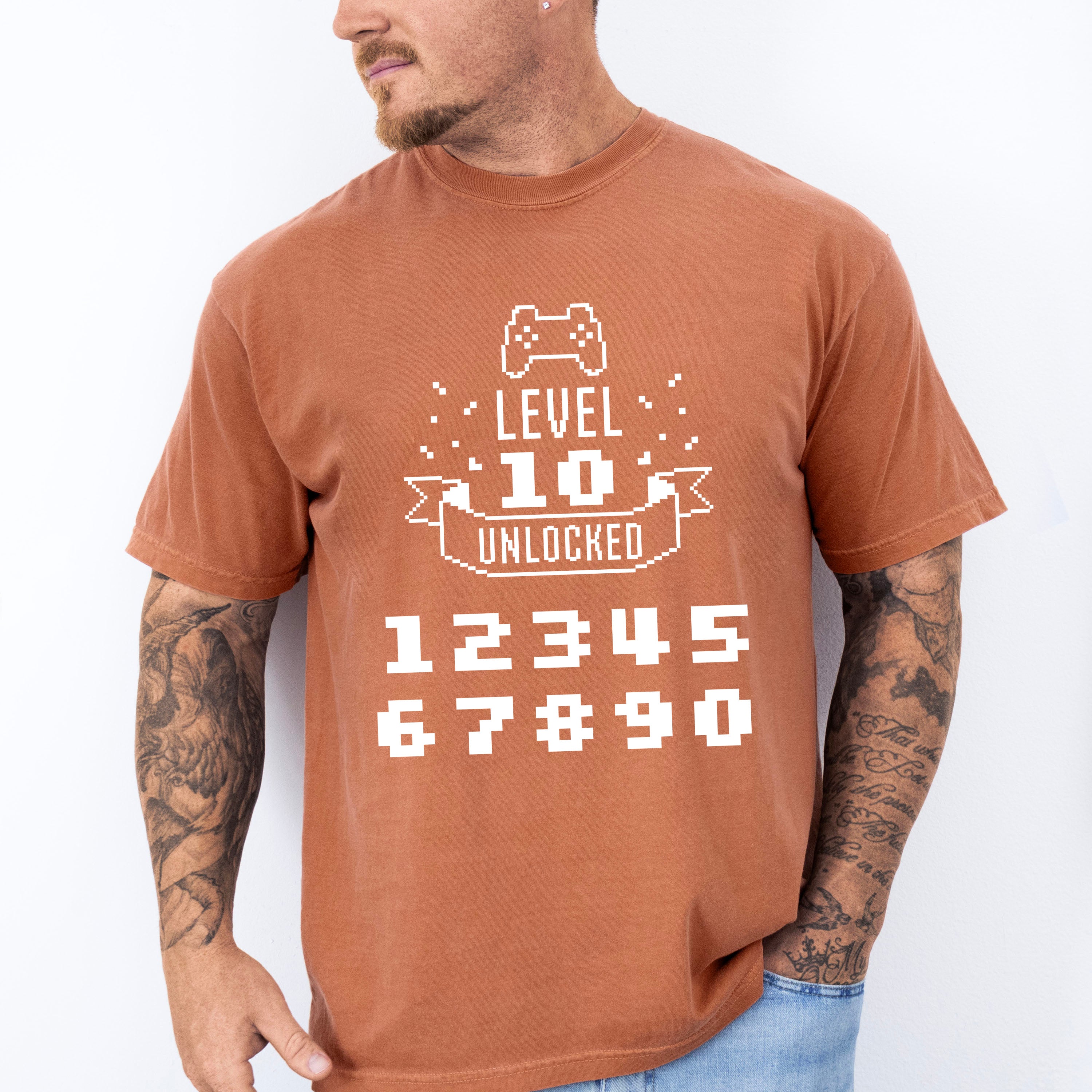 Level 10 Unlocked - Video Games Unisex Crewneck T-Shirt Sweatshirt Hoodie
