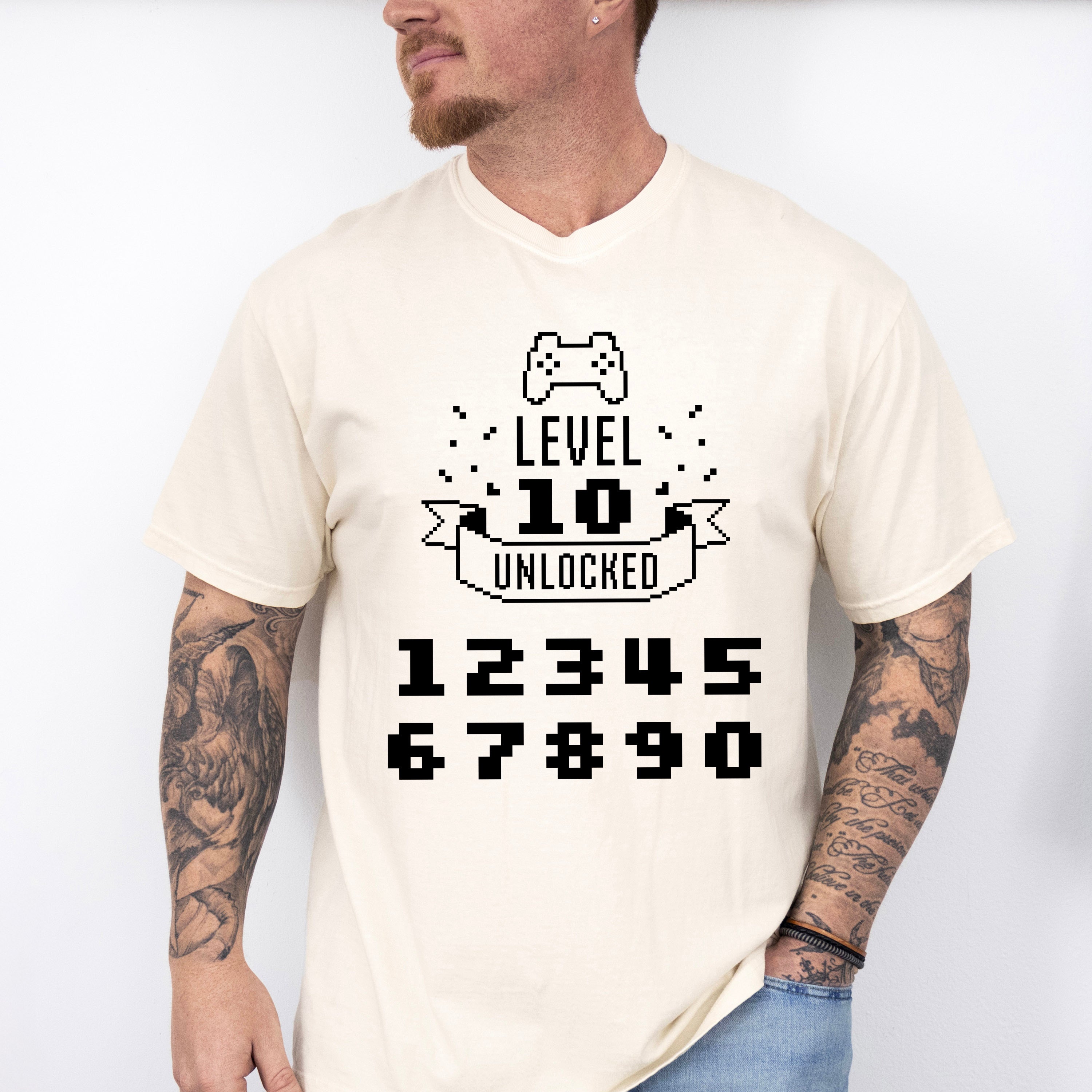 Level 10 Unlocked - Video Games Unisex Crewneck T-Shirt Sweatshirt Hoodie