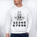 Level 10 Unlocked - Video Games Unisex Crewneck T-Shirt Sweatshirt Hoodie
