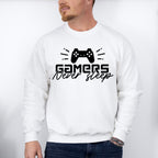 Gamers Never Sleep - Video Games Unisex Crewneck T-Shirt Sweatshirt Hoodie