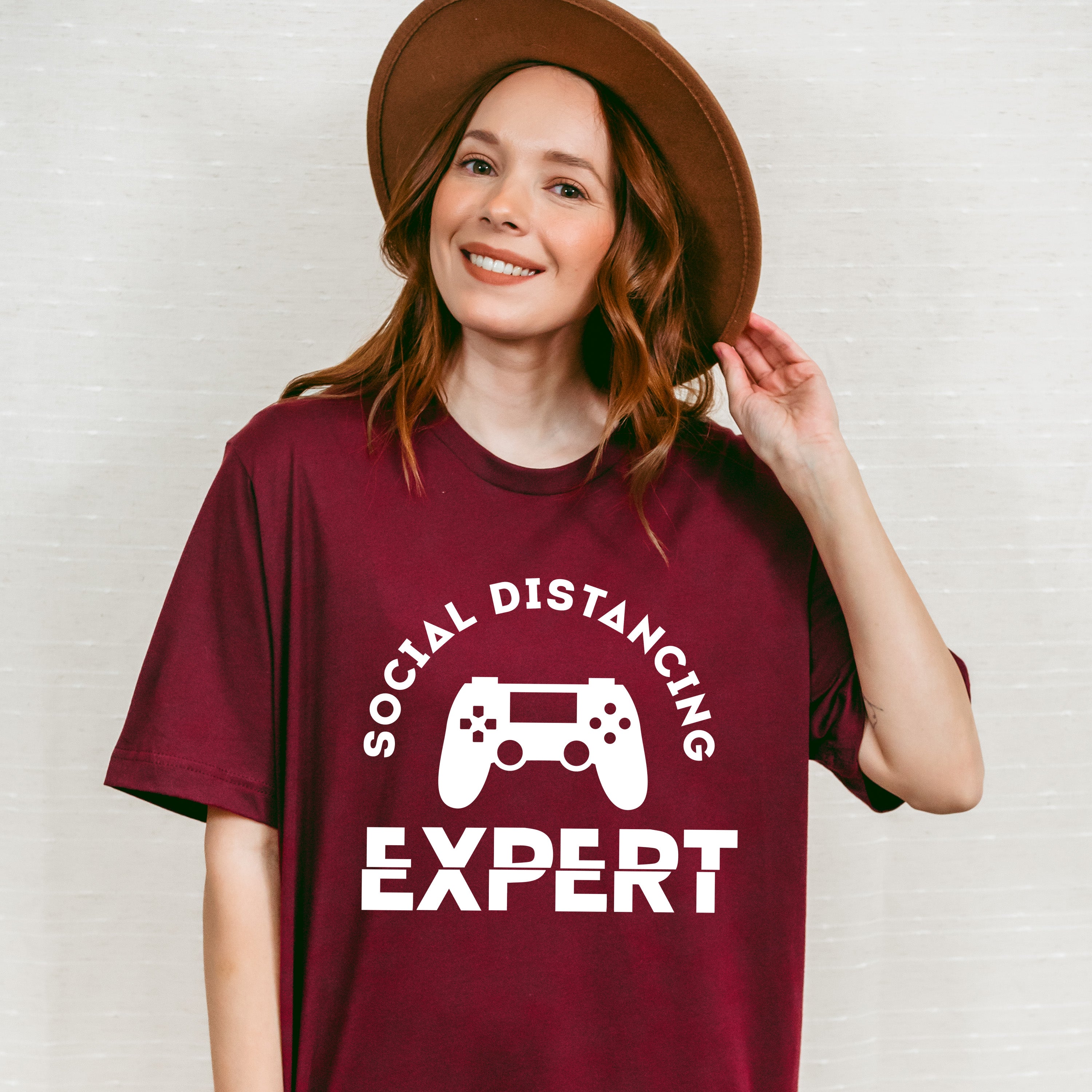 Social Distancing Expert - Video Games Unisex Crewneck T-Shirt Sweatshirt Hoodie
